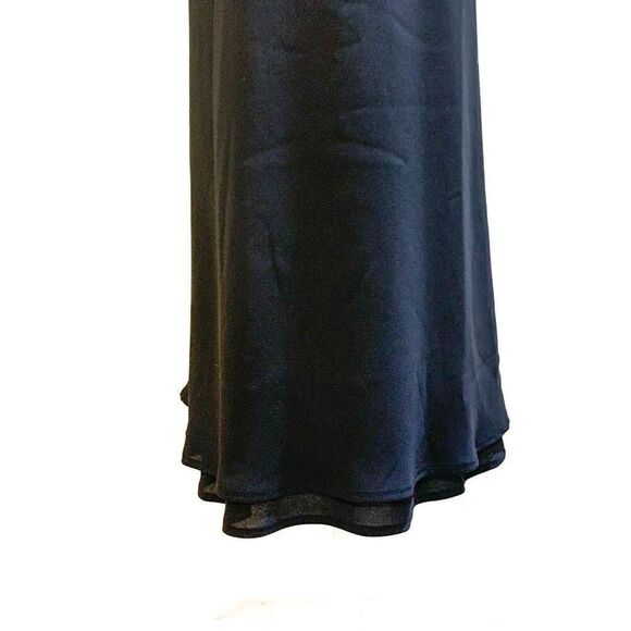 Self-Portrait Guipure Lace and Crepe Midi Evening Dress Black US 4 Small - Picture 4 of 12